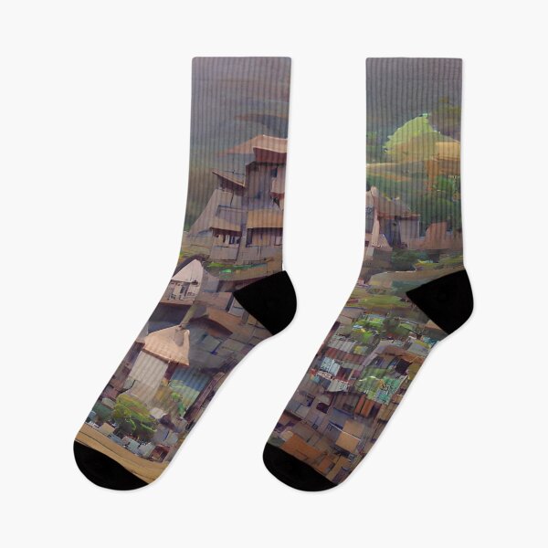 Item preview, Village | Artificial Inteligence Generated Art designed and sold by AllAboutAI.