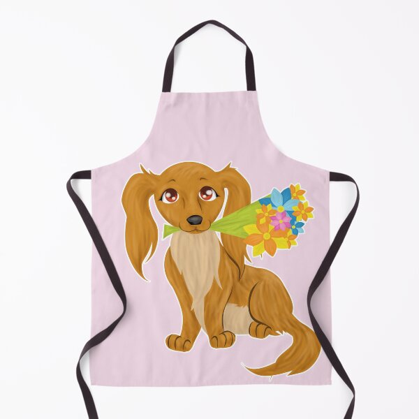 Item preview, Puppy with Flower Bouquet   designed and sold by TheKohakuDragon.