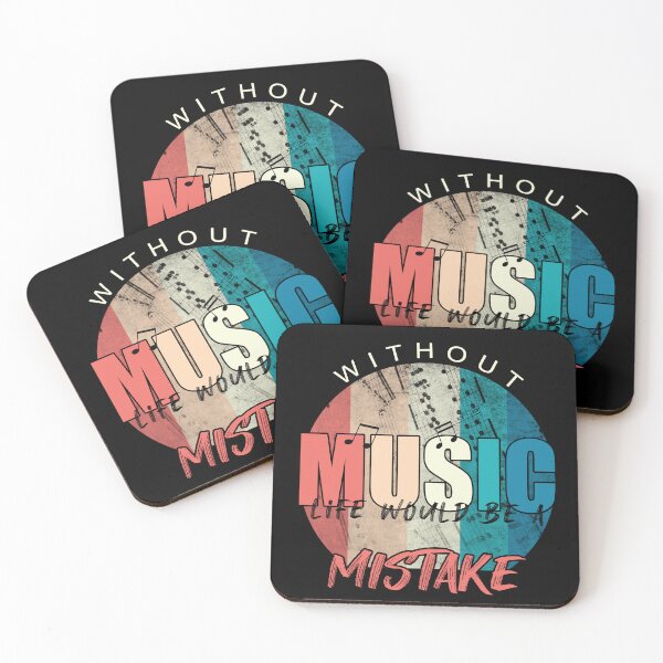 Item preview, Without music life would be a mistake - country music quotes - World day of music designed and sold by Alice-Elgawi.