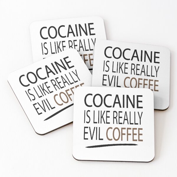 Item preview, Cocaine Is Like Really Evil Coffee designed and sold by Cupsofdreams.