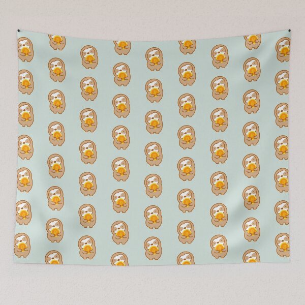 Item preview, Cute BTC Cryptocurrency Sloth   designed and sold by theslothinme.