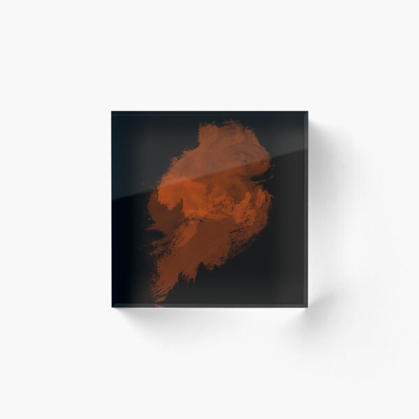 Artikelvorschau, Feuer Aquarell Orange Rauch abstrakte Flecken entworfen und verkauft von Ankerd.