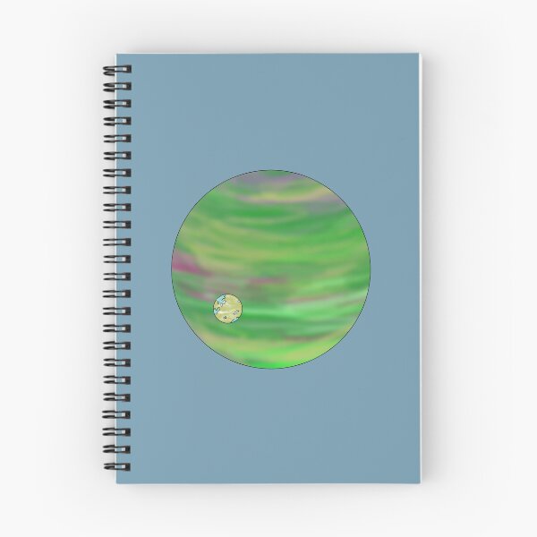 Item preview, Alien Planets - Green Giant and Moon designed and sold by Disparate Thoughts.