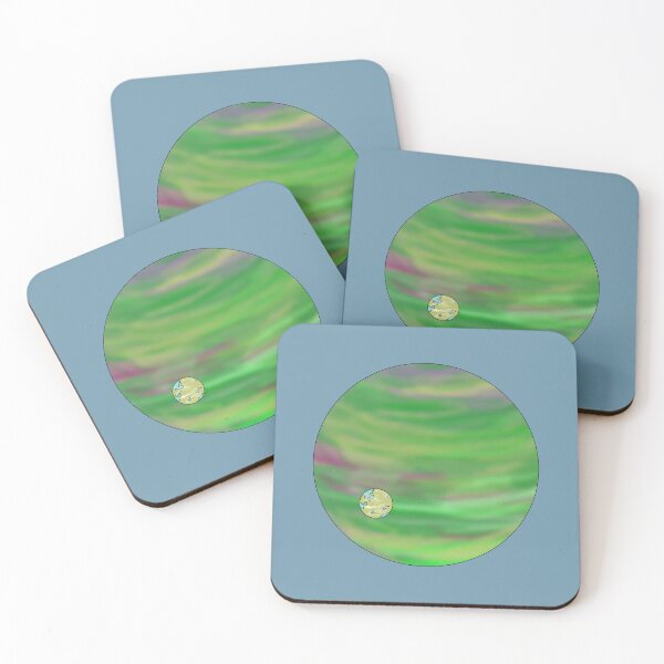 Item preview, Alien Planets - Green Giant and Moon designed and sold by Disparate Thoughts.