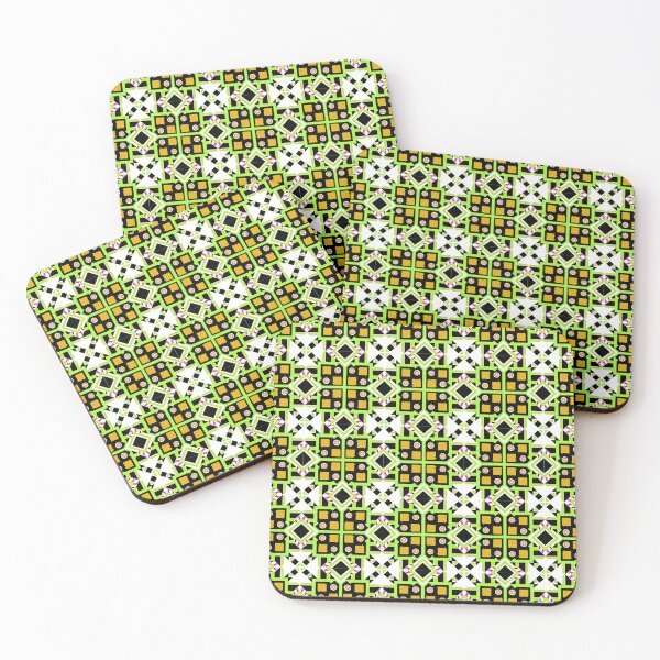 Item preview, The Eco Green Floral Mandala in Fabric Seamless Pattern Design designed and sold by MyMemoriesArts.
