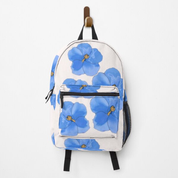 Item preview, Blue tropical flowers designed and sold by Artistkhg.