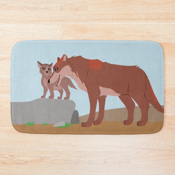 Item preview, Father Wolf and Pup designed and sold by TheKohakuDragon.