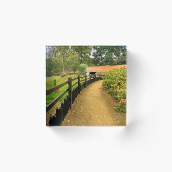 Artikelvorschau, #172 |☼| Geschwungener Weg zwischen Zaun und Laub (Elsham Hall, Gardens & Country Park) entworfen und verkauft von Naean H.F. (Nez Man).