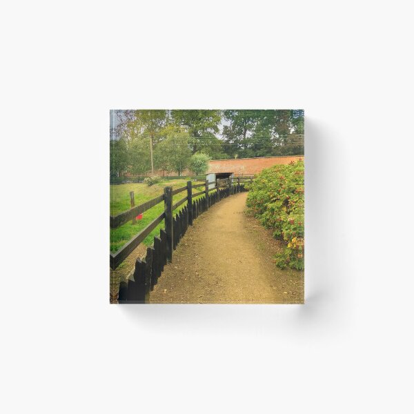 Item preview, #172 |☼| Curved Path Between Fence 'N' Foliage (Elsham Hall, Gardens & Country Park) designed and sold by Naean H.F. (Nez Man).