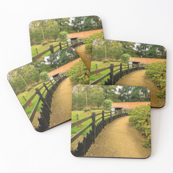 Item preview, #172 |☼| Curved Path Between Fence 'N' Foliage (Elsham Hall, Gardens & Country Park) designed and sold by Naean H.F. (Nez Man).