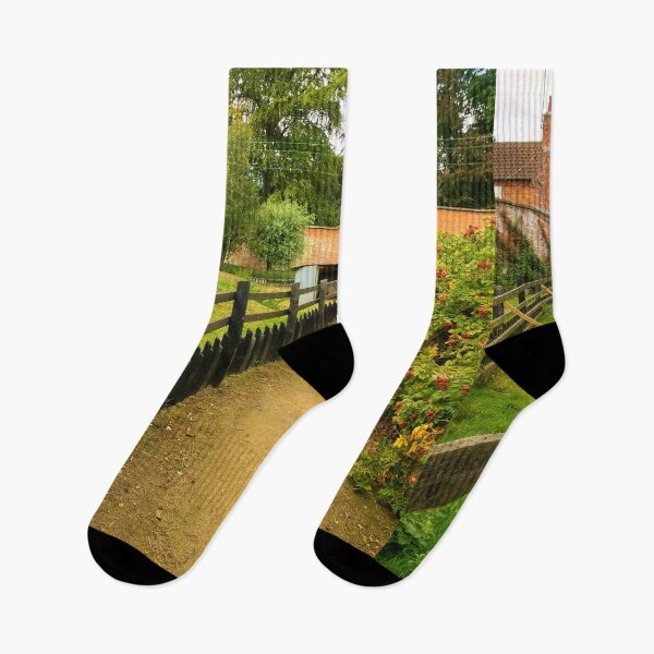 Item preview, #172 |☼| Curved Path Between Fence 'N' Foliage (Elsham Hall, Gardens & Country Park) designed and sold by Naean H.F. (Nez Man).