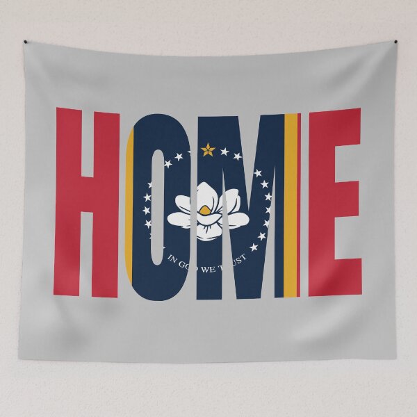 Item preview, Mississippi Home - State Flag designed and sold by DonDota.