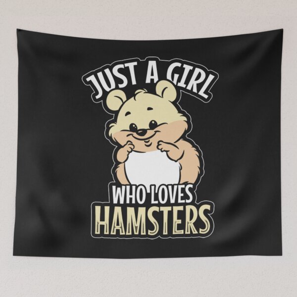 Item preview, Just A Girl Who Loves Hamsters designed and sold by ClamenTaon.
