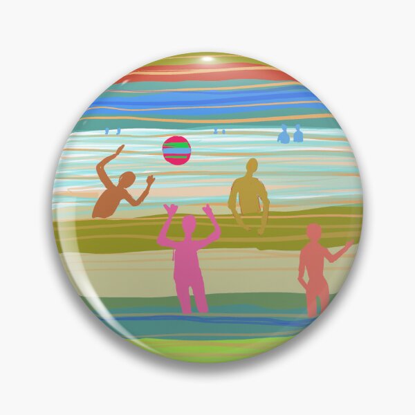 Item preview, Beach Scene with Bathers  designed and sold by PeckoBird.