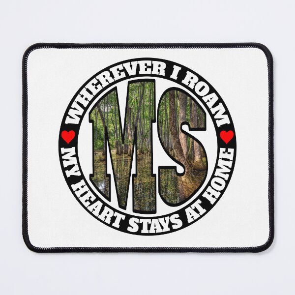 Item preview, Heart Stays Home - Mississippi designed and sold by DonDota.