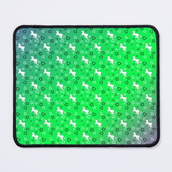 Item preview, White Unicorn Pattern (Green & Purple) designed and sold by blakcirclegirl.