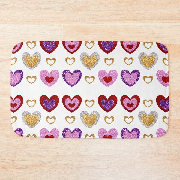 Item preview, Valentines Hearts Badge designed and sold by GL Digital Artwork .