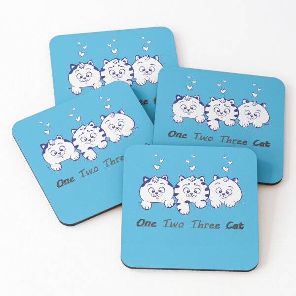 Item preview, One Two Three Cat designed and sold by cute-cats-world.