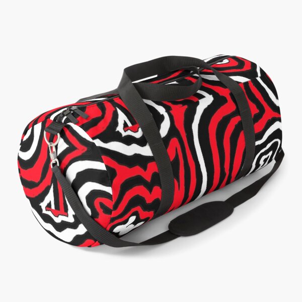 Item preview, Psychedelic Red and Black Ripple Pattern Digital Painting, Single and Repeating Pattern designed and sold by Nicolette Olivier.