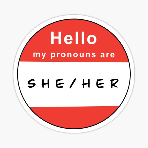 HELLO my pronouns are: | Poster
