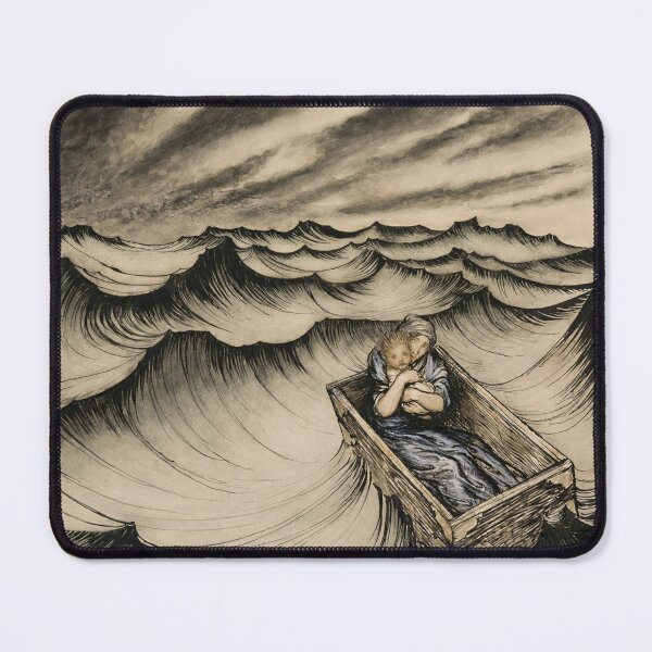 Item preview, Danaë and the Infant Perseus by Arthur Rackham - Vintage Art designed and sold by RickE.