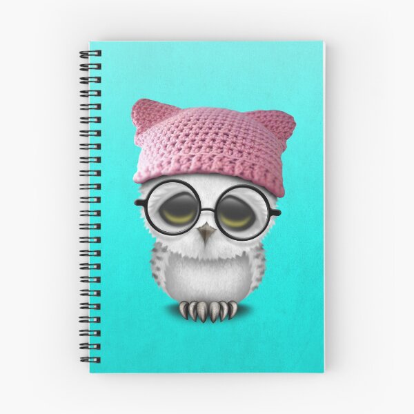 Item preview, Nerdy Baby Owl Wearing Pussy Hat designed and sold by JeffBartels.