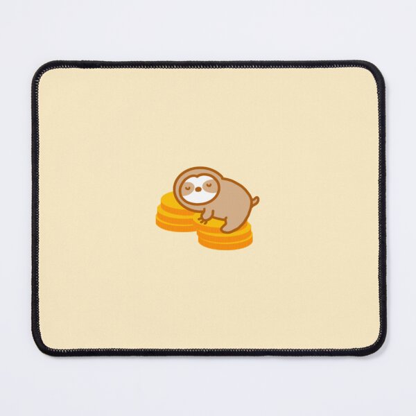 Item preview, Cute Gold Coin Sloth designed and sold by theslothinme.