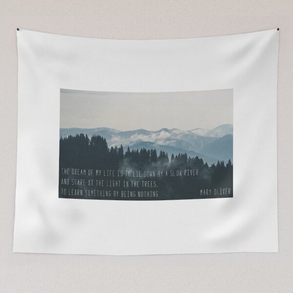 Item preview, Being Nothing | Mary Oliver designed and sold by ArtistVenus.