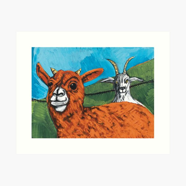 Goat Stalker Art Print