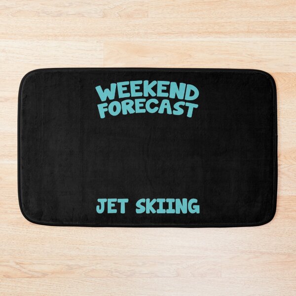 Item preview, Weekend Forecast 100 Chance Of Jet Skiing Sticker designed and sold by janlzmaude.