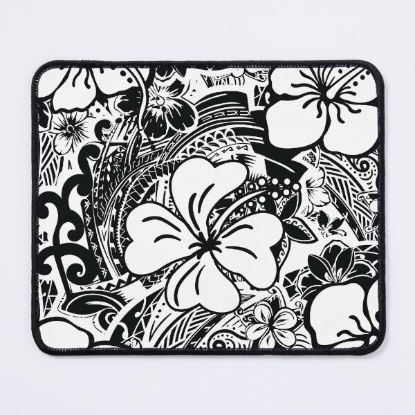 Item preview, Polynesian White Hibiscus designed and sold by sunnthreads.