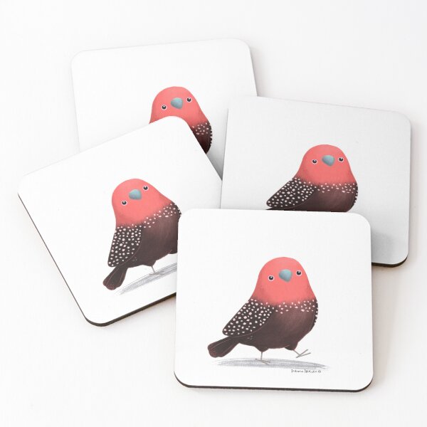 Item preview, Pink Throated Twinspot Bird designed and sold by julianamotzko.