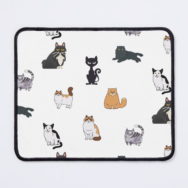 Item preview, Mixed Color Cute Cats and Kittens designed and sold by silviaol.