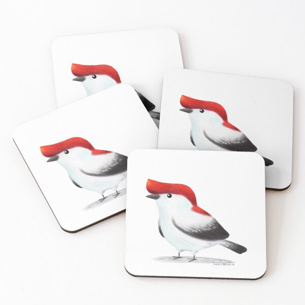 Item preview, Araripe Manakin Bird designed and sold by julianamotzko.