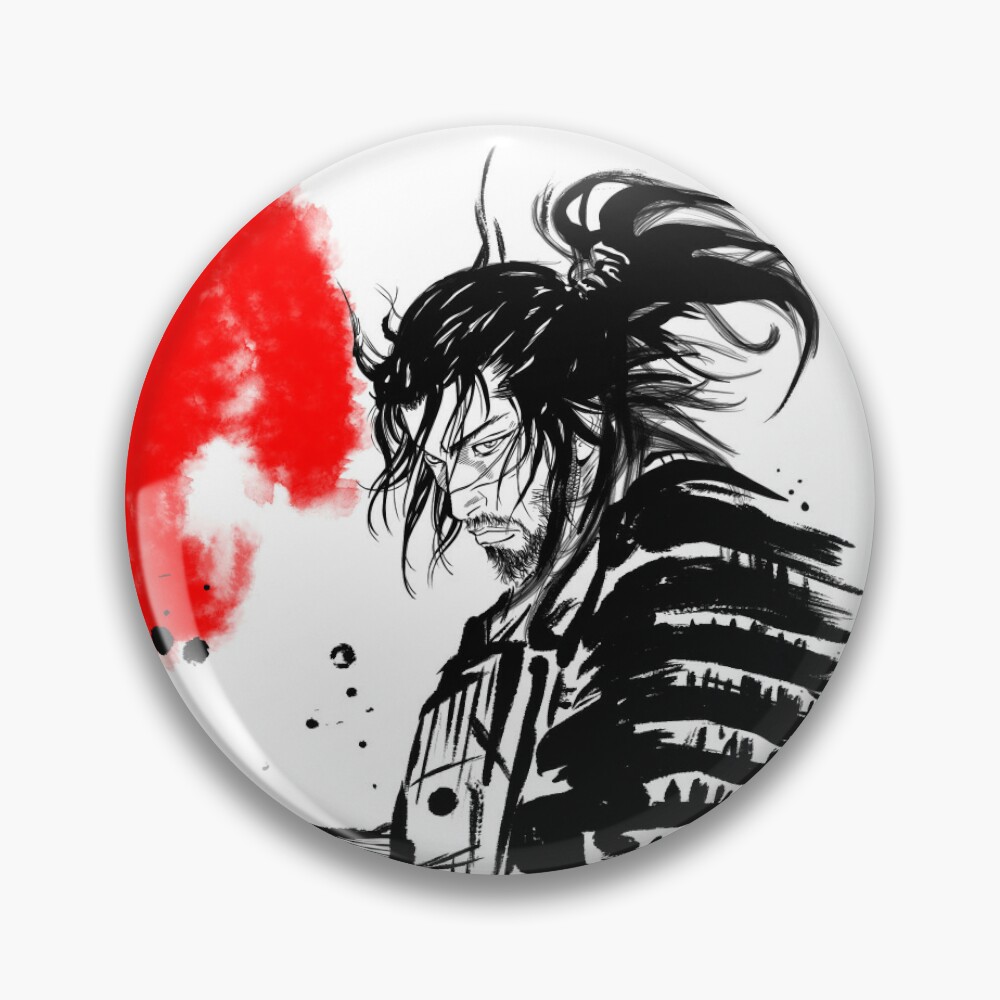 Miyamoto Musashi Pin for Sale by Blacklinesw9