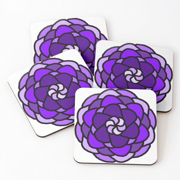 Item preview, Flower Power 5: Purple and Blue designed and sold by Syd’s Shop.