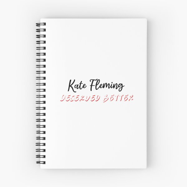 Item preview, Kate Fleming deserved better (black text) designed and sold by CrimeDesigns.