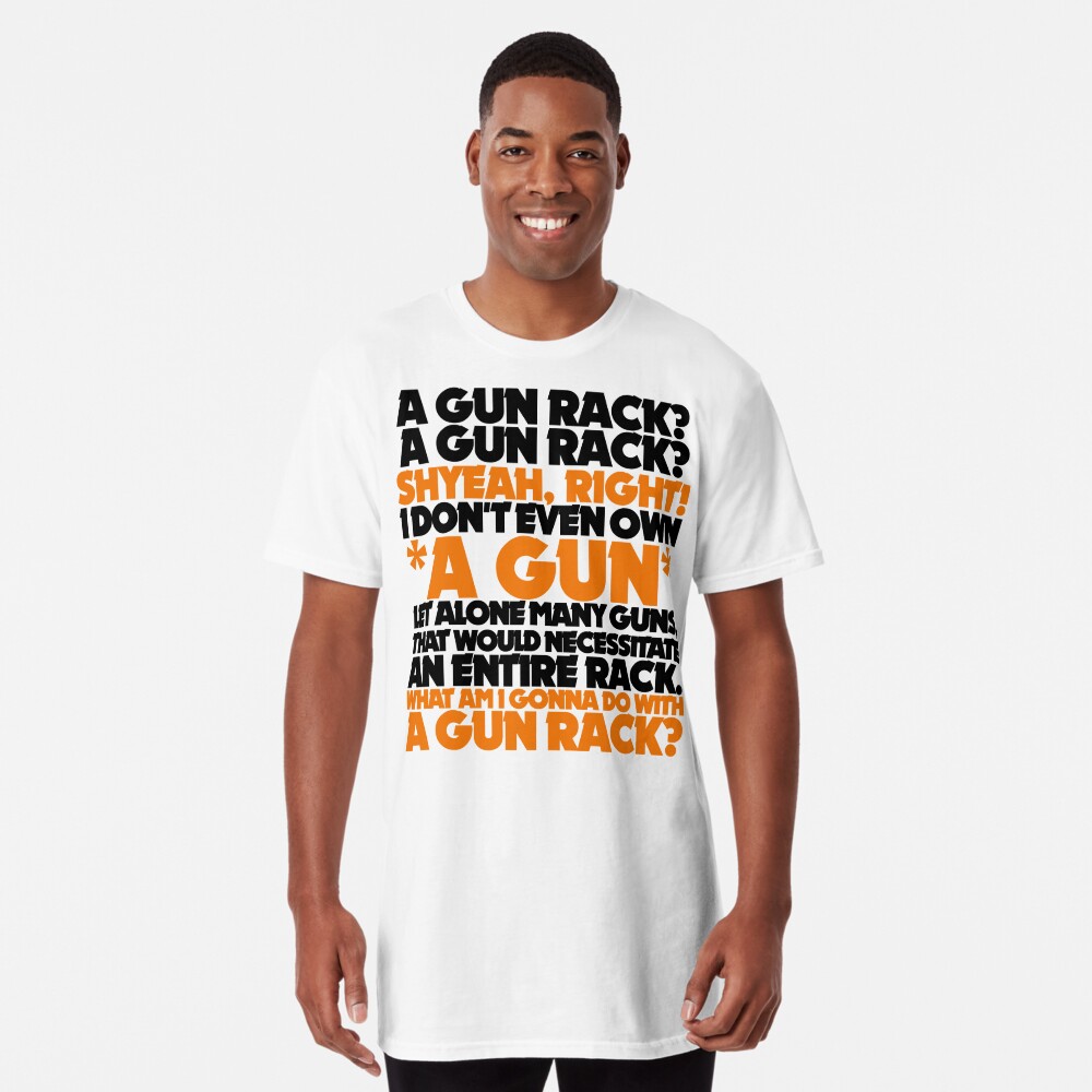 "Wayne's World A Gun Rack?" Tshirt by BrandonEstes Redbubble