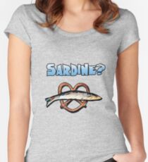 Sardine? - the Burbs Women's Fitted Scoop T-Shirt