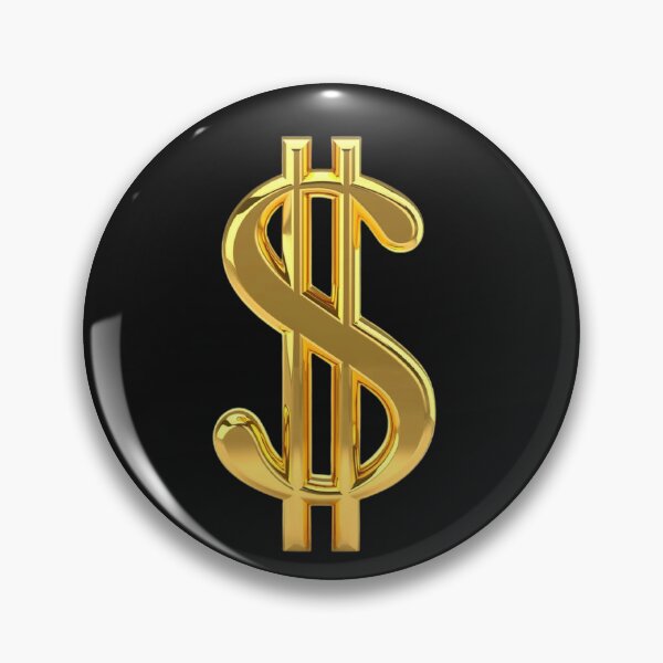 Artikelvorschau, Golden Dollar Zeichen Aufkleber Design entworfen und verkauft von boopsblunt.