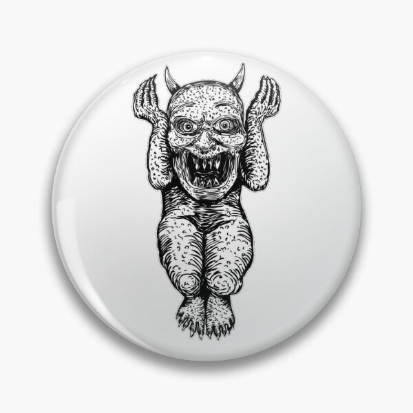 Item preview, illustrated demon designed and sold by ViejoWill.