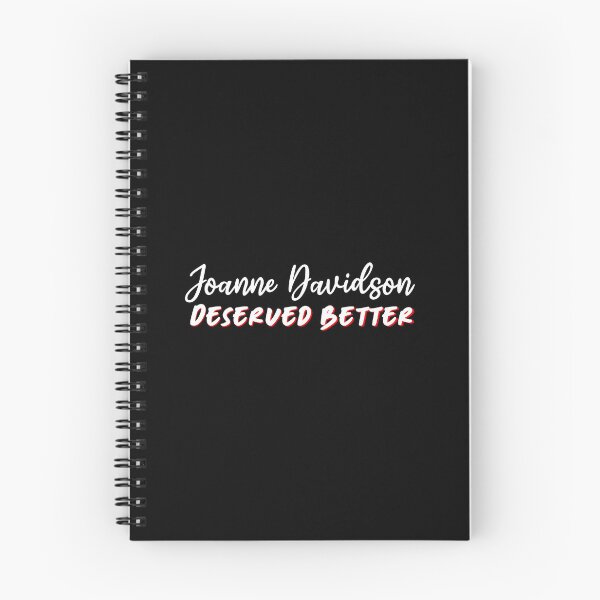Item preview, Joanne Davidson deserved better (white text)  designed and sold by CrimeDesigns.