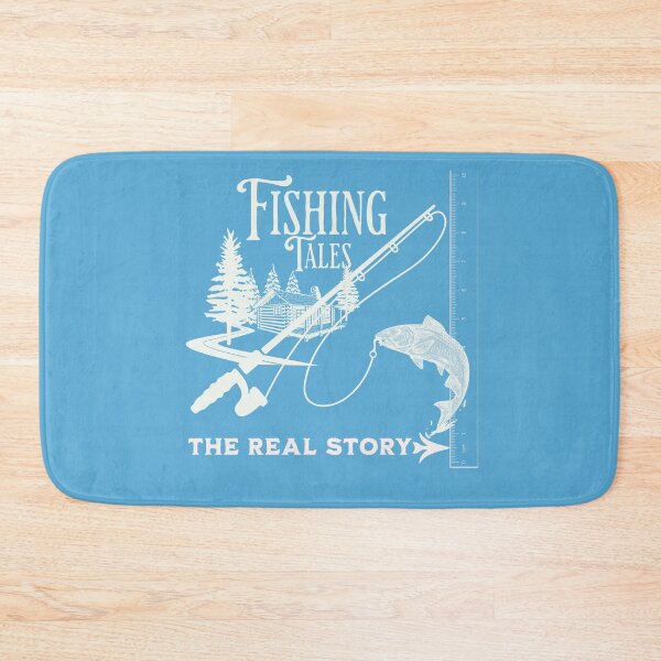 Item preview, Fishing Tales. The Real Story funny design to keep the fishermen in your life honest about his catch.  designed and sold by tranquilbeach.