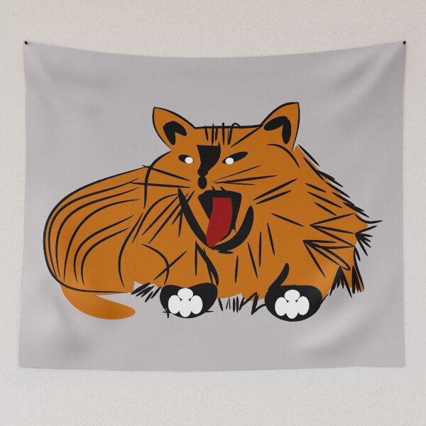 Item preview, Big Cat Vector art designed and sold by roshan40pk.