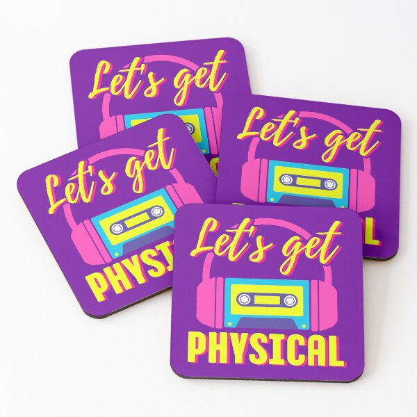 Item preview, Lets Get Physical 80s Costume Party Retro Workout Eighties Purple 1980s designed and sold by AnyKitty.