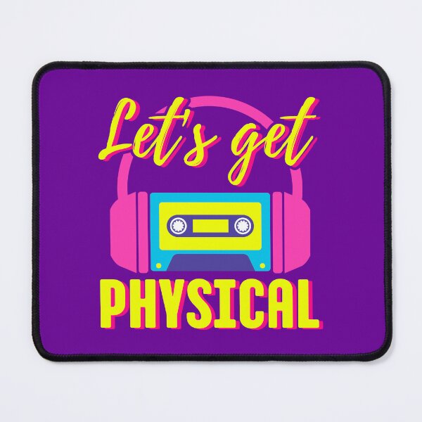 Item preview, Lets Get Physical 80s Costume Party Retro Workout Eighties Purple 1980s designed and sold by AnyKitty.