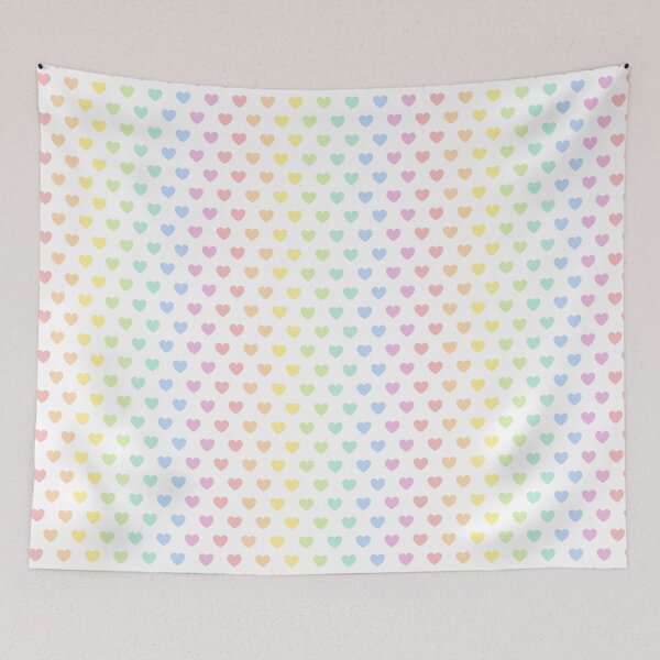 Item preview, Aesthetic of rainbow colorful heart designed and sold by vanyadesign.