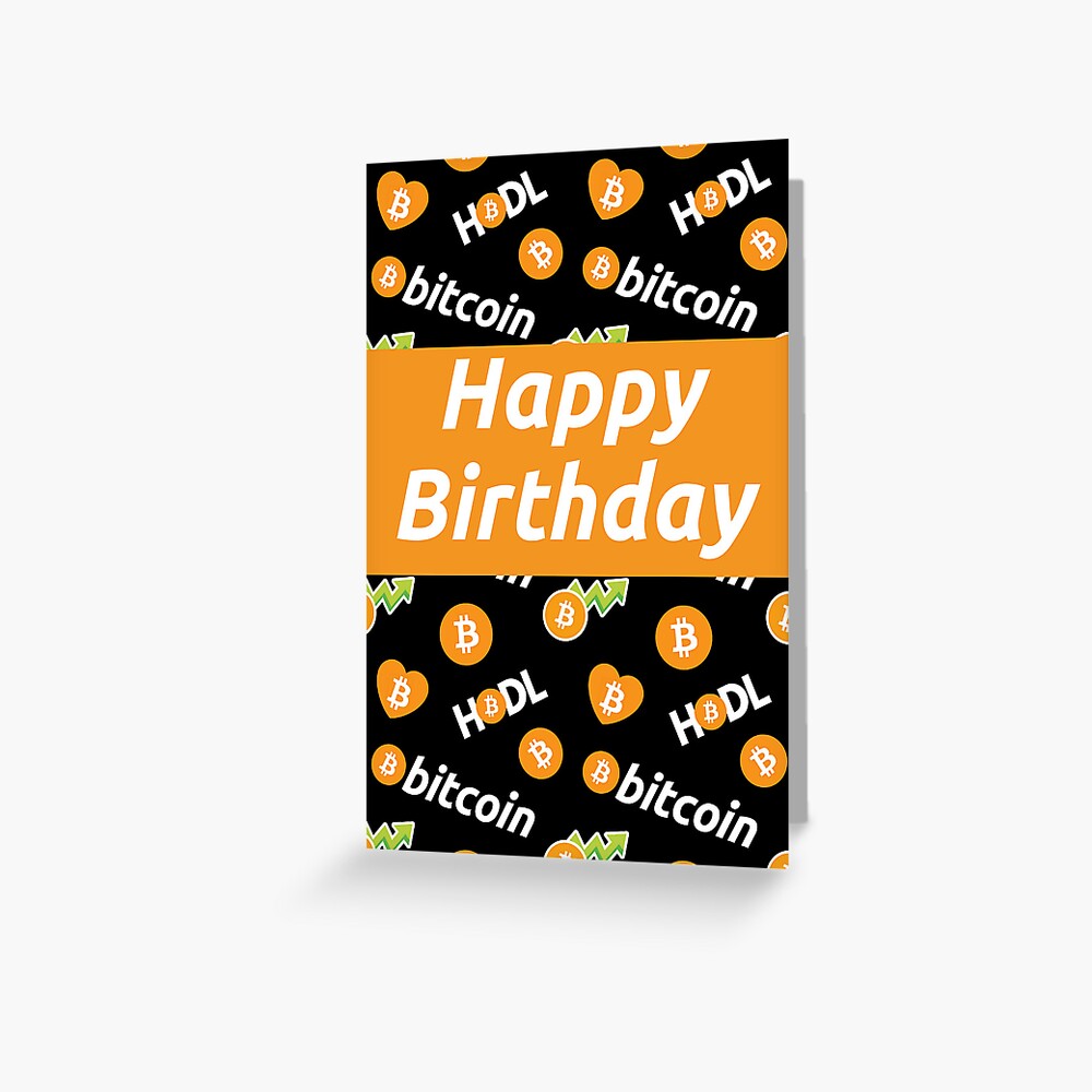 bitcoin birthday card