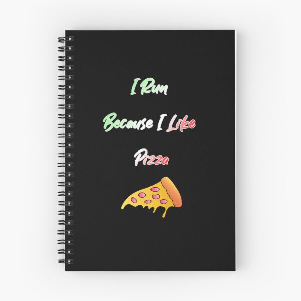 Artikelvorschau, Ich laufe, weil ich Pizza wirklich mag entworfen und verkauft von ibrahimsn.