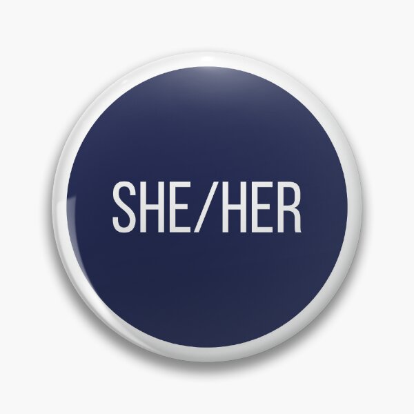 Item preview, She Her Pronouns - plain designed and sold by Gender Minorities Aotearoa.